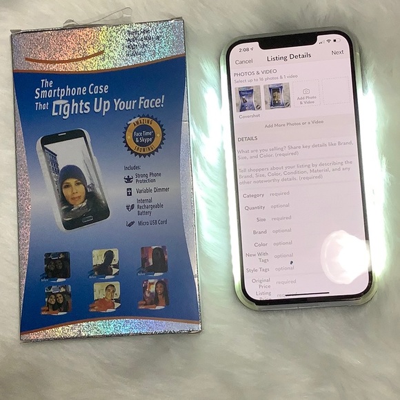 12 pro max Led light up selfie case - Picture 3 of 6